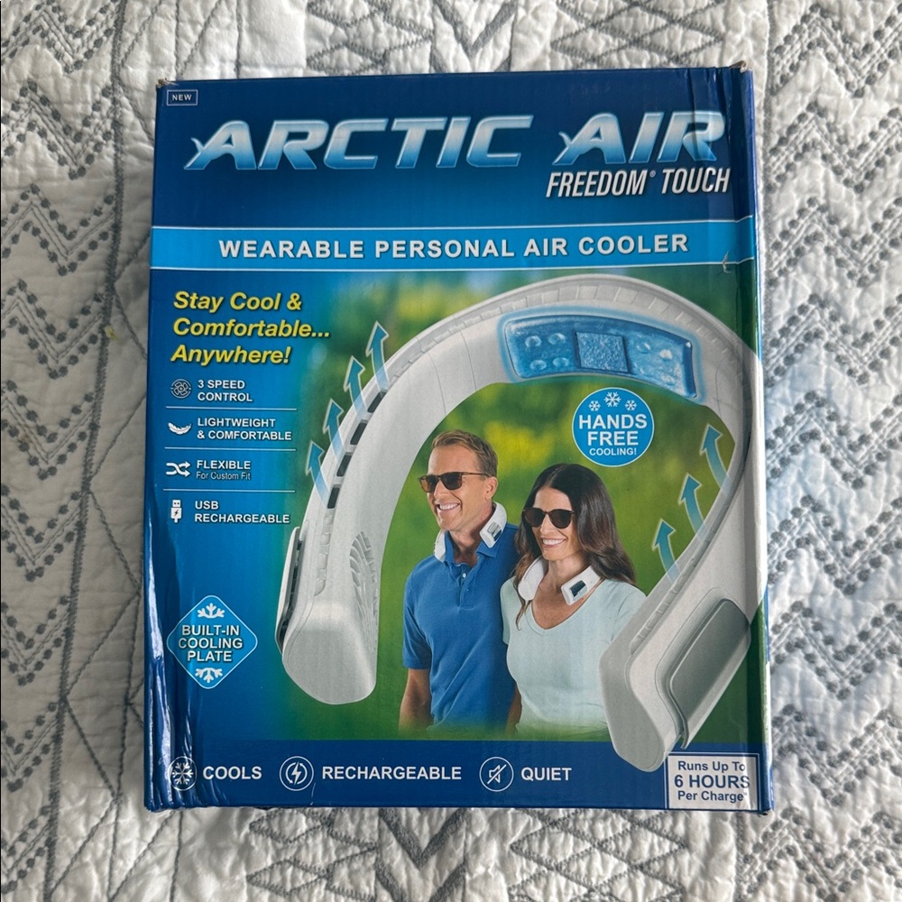 Wearable Personal Air Cooler - White
